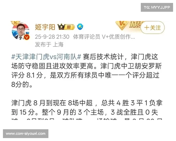 津门虎主场防线稳固 多次零封对手展现强势实力